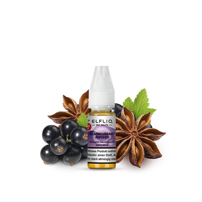 ELFLIQ Blackcurrant Aniseed Nikotinsalzliquid 10 ml