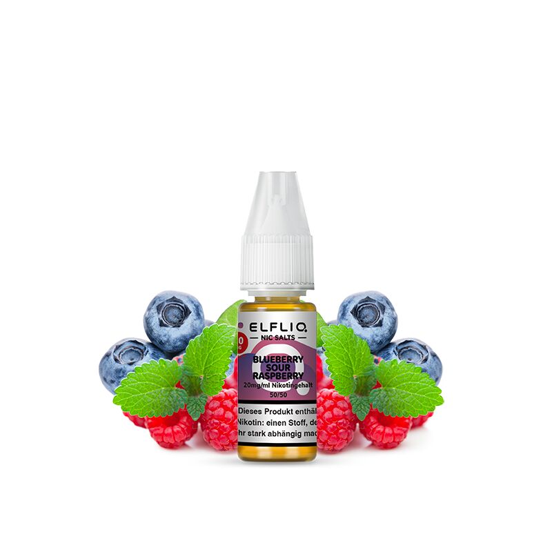 ELFLIQ Blueberry Sour Raspberry Nikotinsalzliquid 10 ml