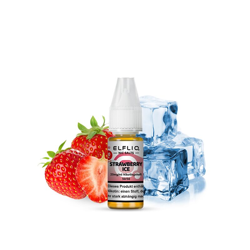 Strawberry Ice Liquid | ELFLIQ Nikotinsalz 10 ml