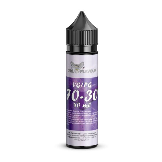 OWL Base 70VG/30PG 40 ml in 60 ml Flasche